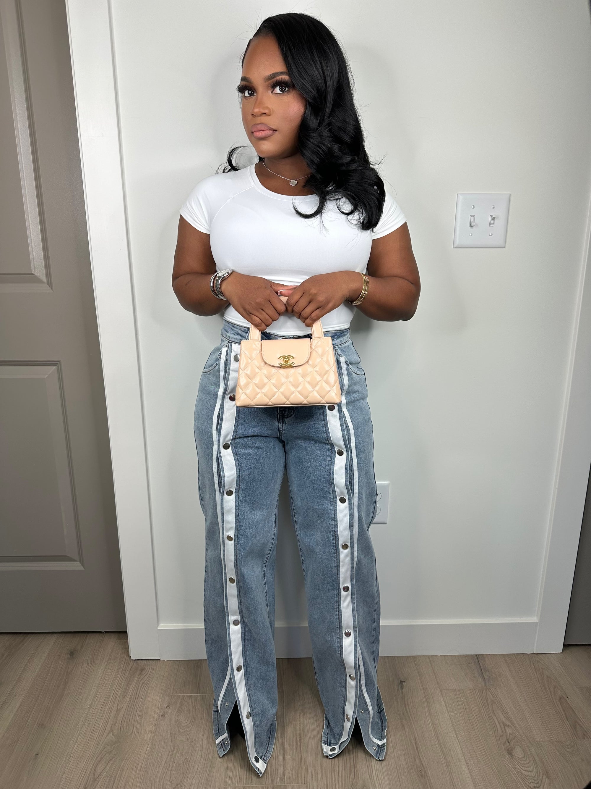 Retro luxe stretchy jeans