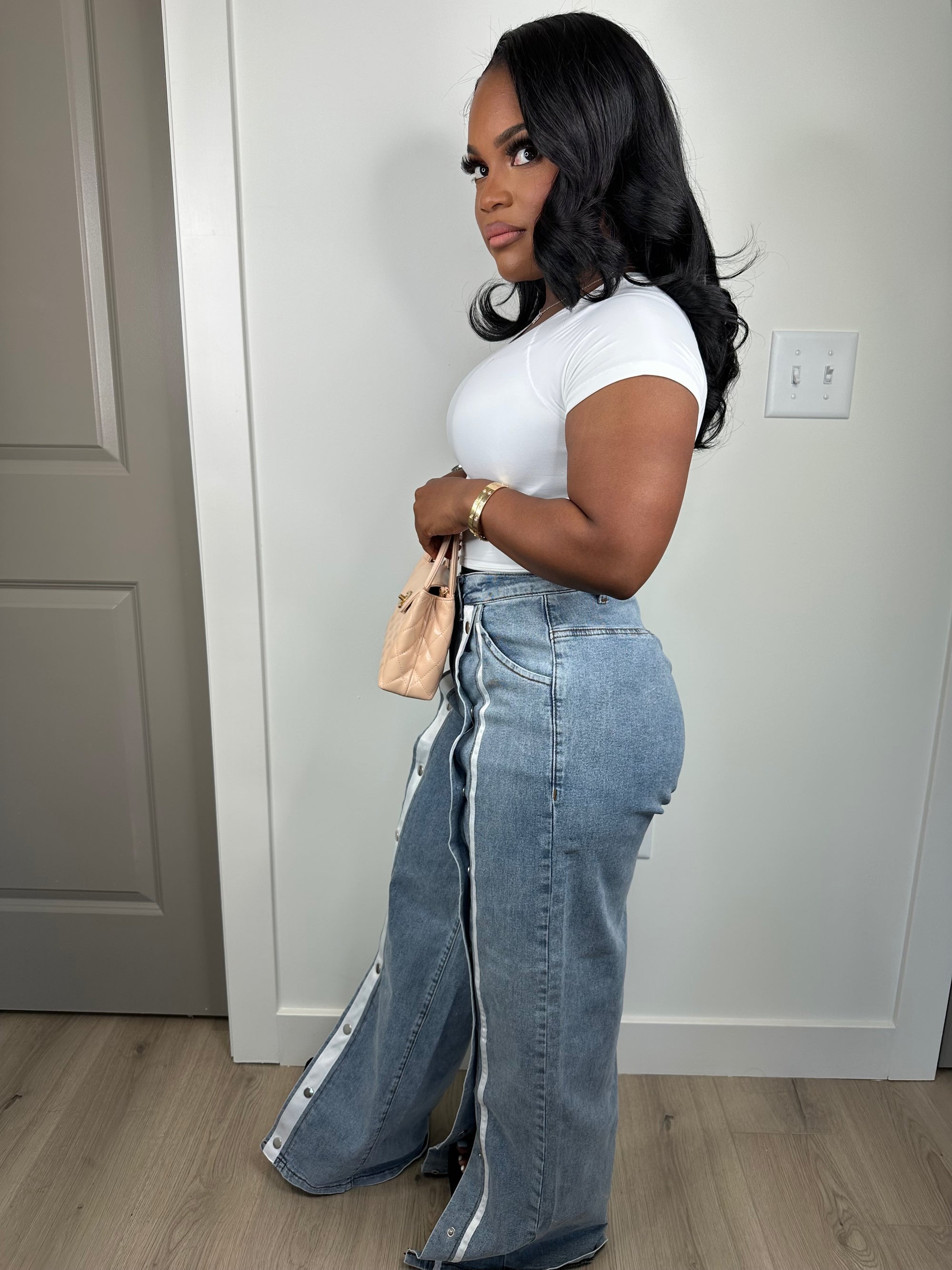 Retro luxe stretchy jeans