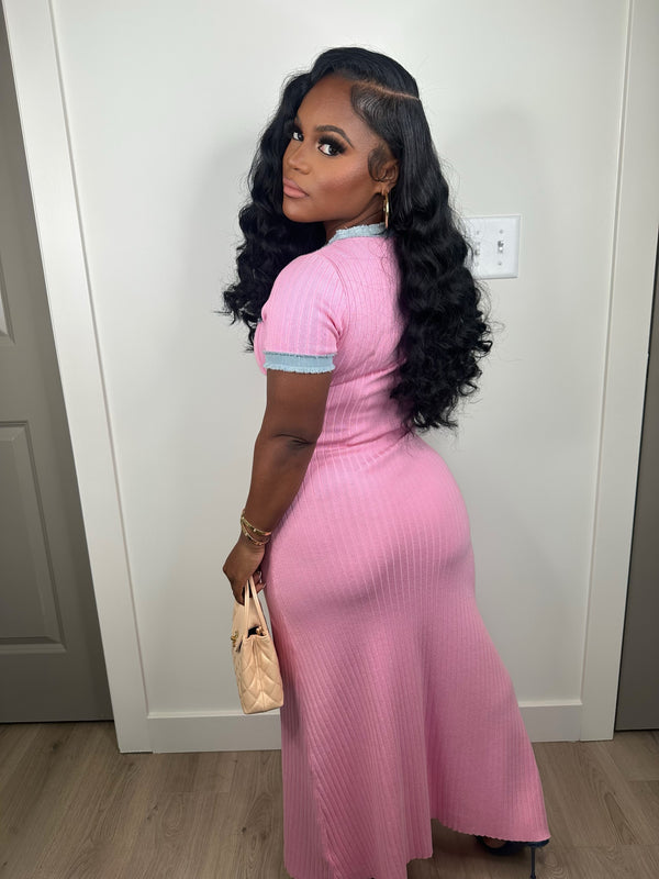 Pinking Of You Dress