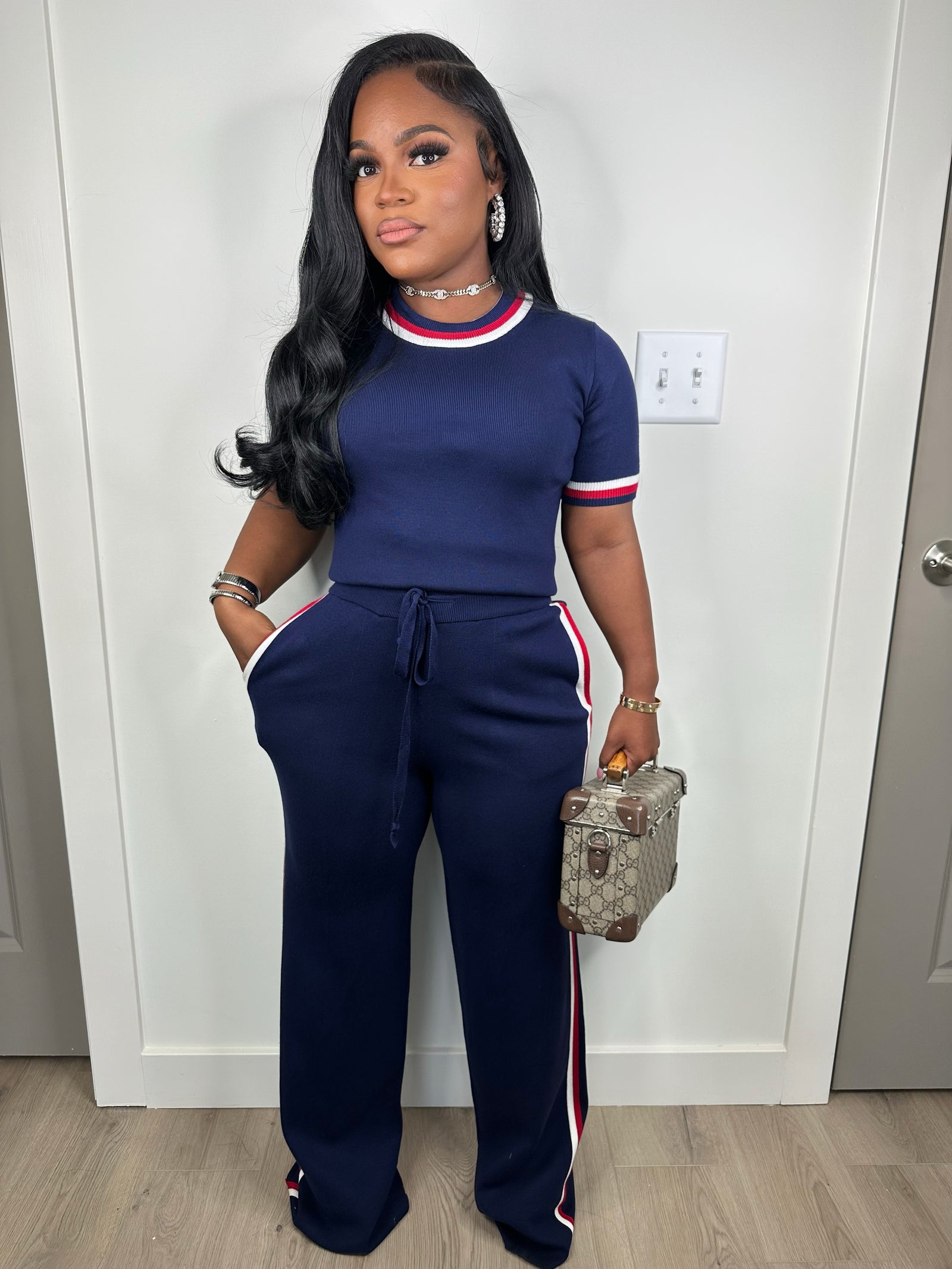 Stay ready luxe set (blue)