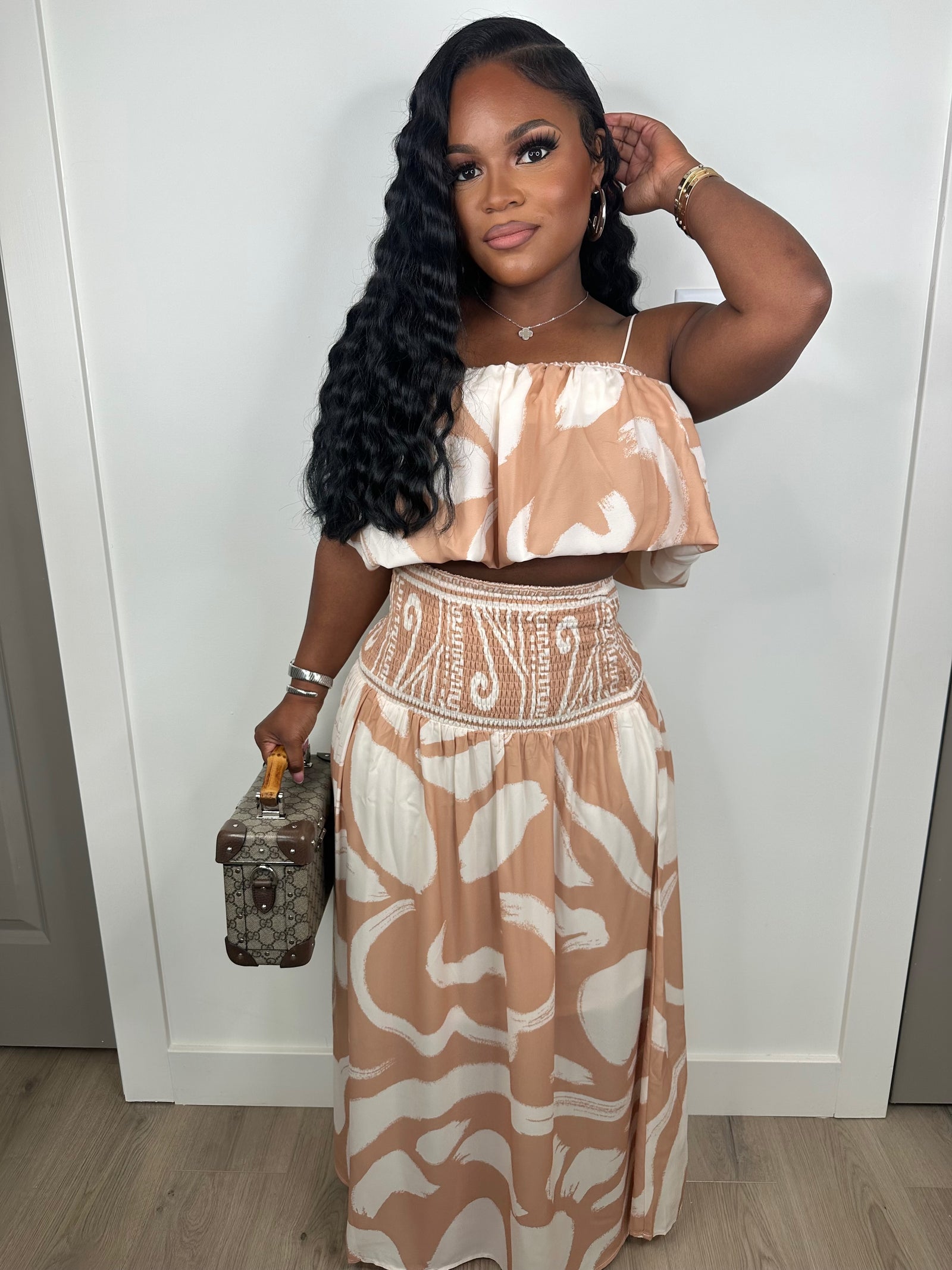All about you luxe skirt set