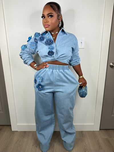 Flower Bomb Luxe Set Very Stretchy (blue)
