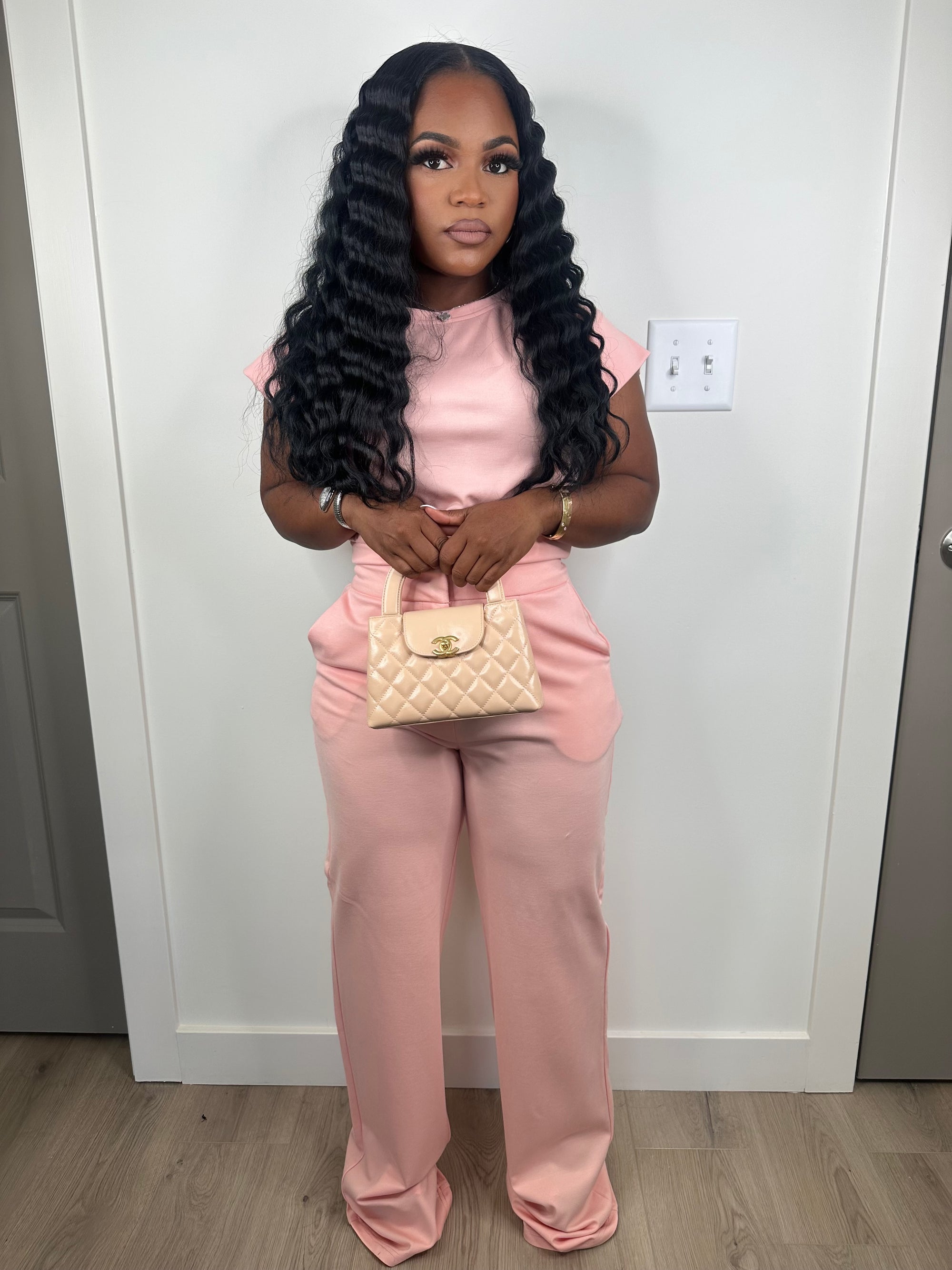 When It Comes To You Luxe Pink Set (Great Stretch)