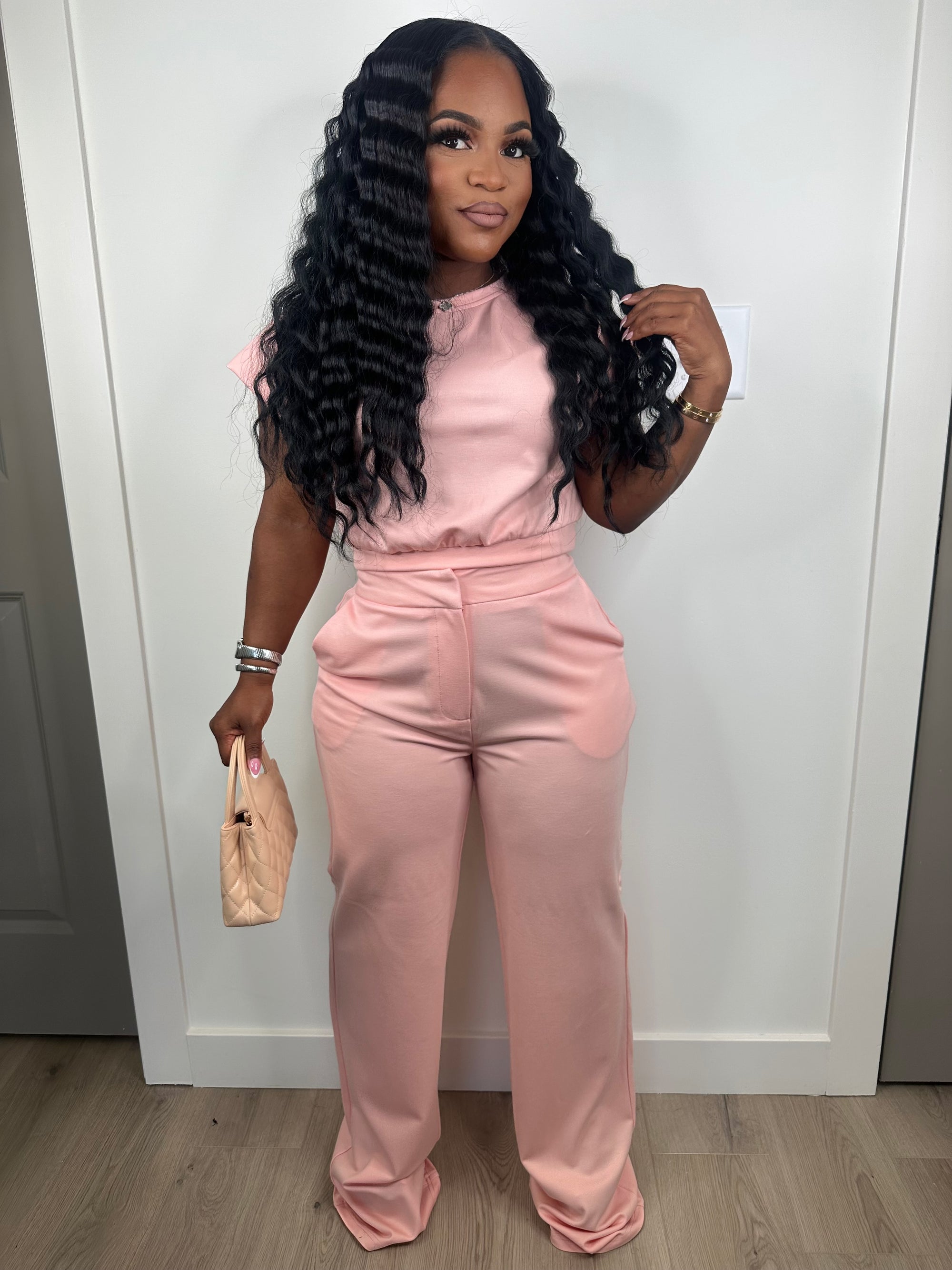When It Comes To You Luxe Pink Set (Great Stretch)