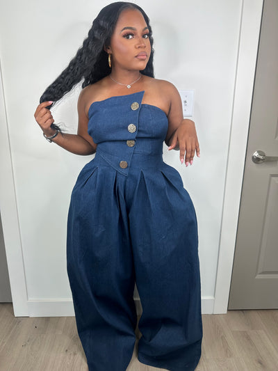 Baby it’s you luxe jumpsuit stretchy