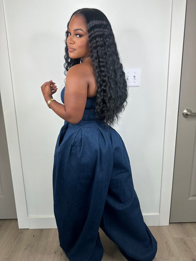 Baby it’s you luxe jumpsuit stretchy