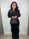 Forever yours dress long sleeves (stretchy)