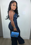 Denim Rose Luxe Stretchy Set