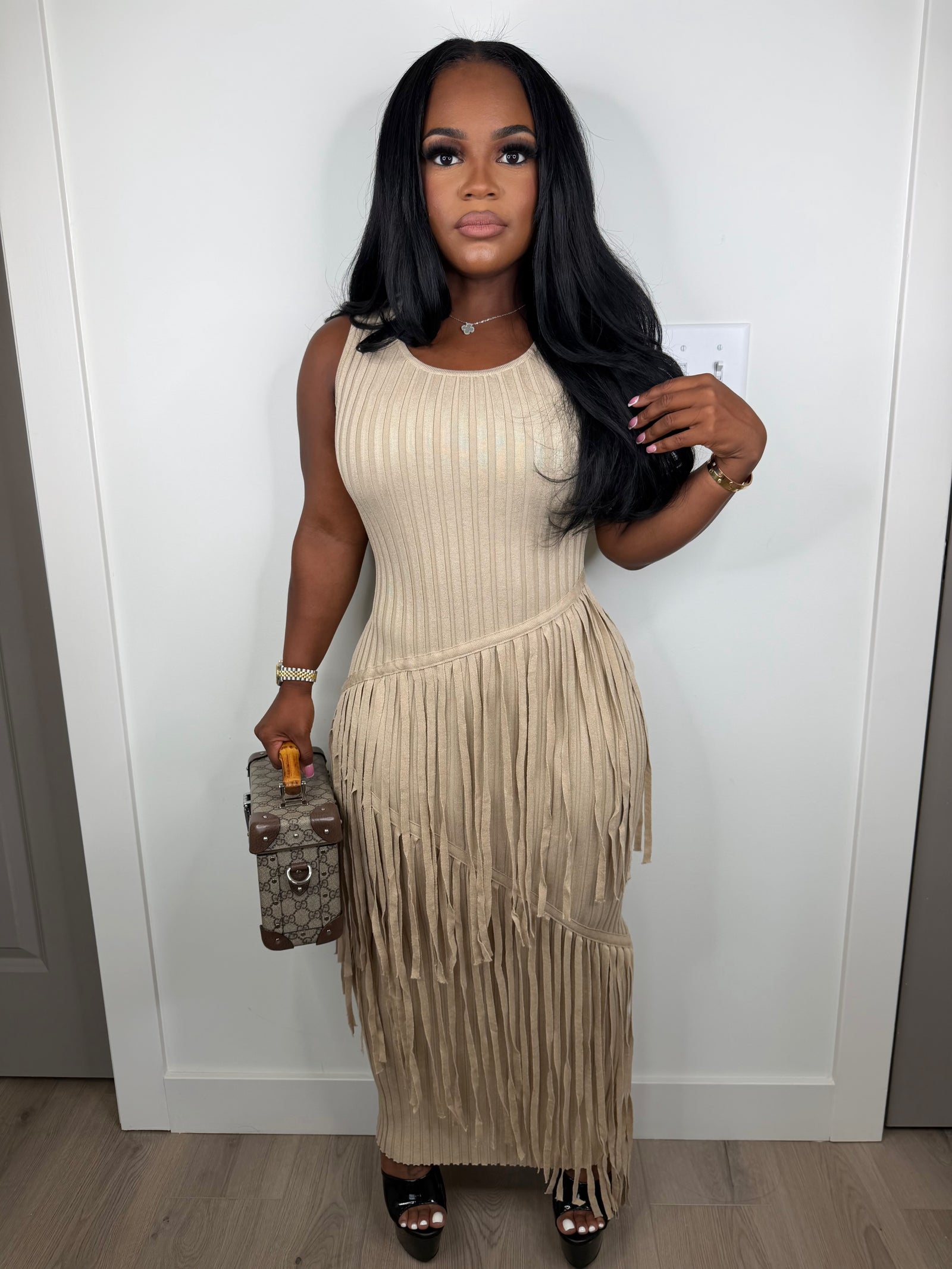 Don't miss luxe dress (very stretchy)
