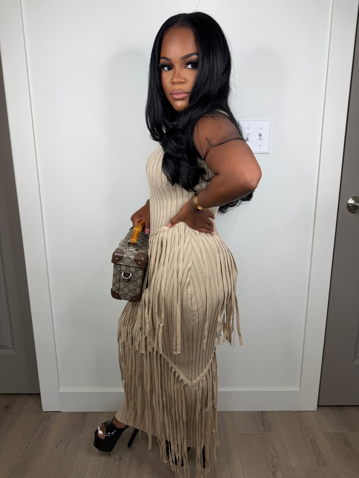Don't miss luxe dress (very stretchy)