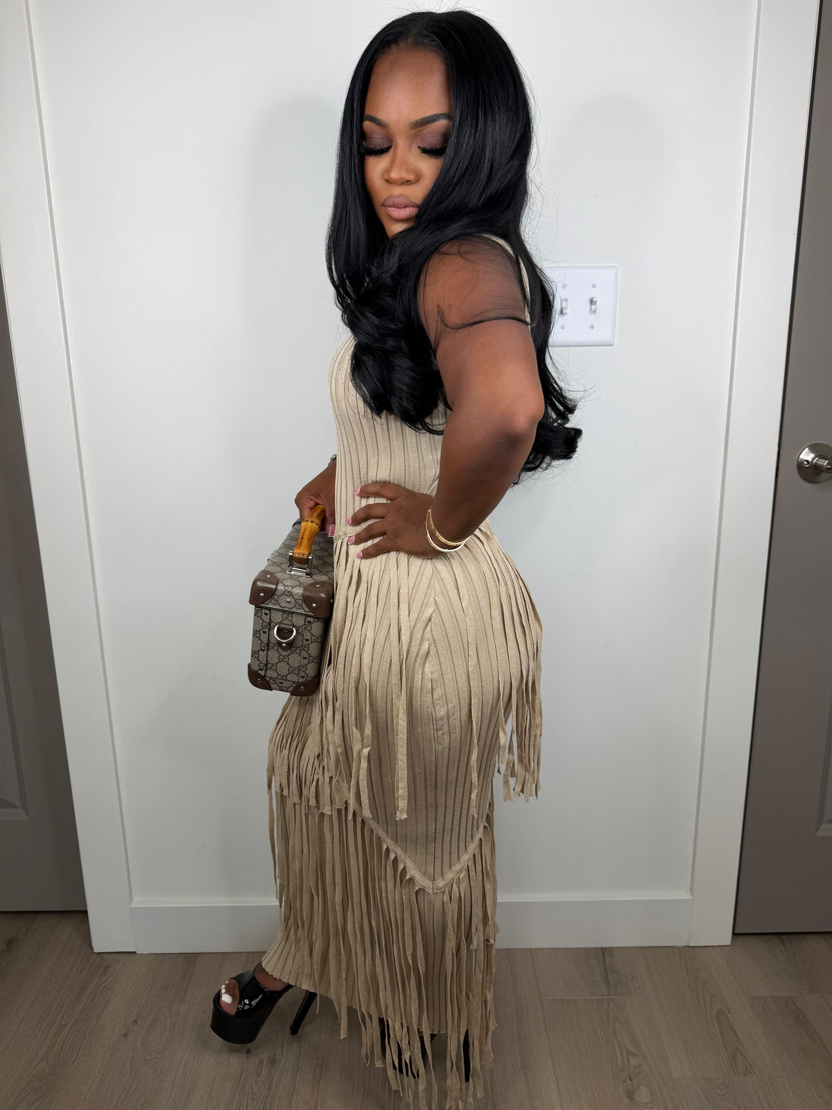 Don't miss luxe dress (very stretchy)