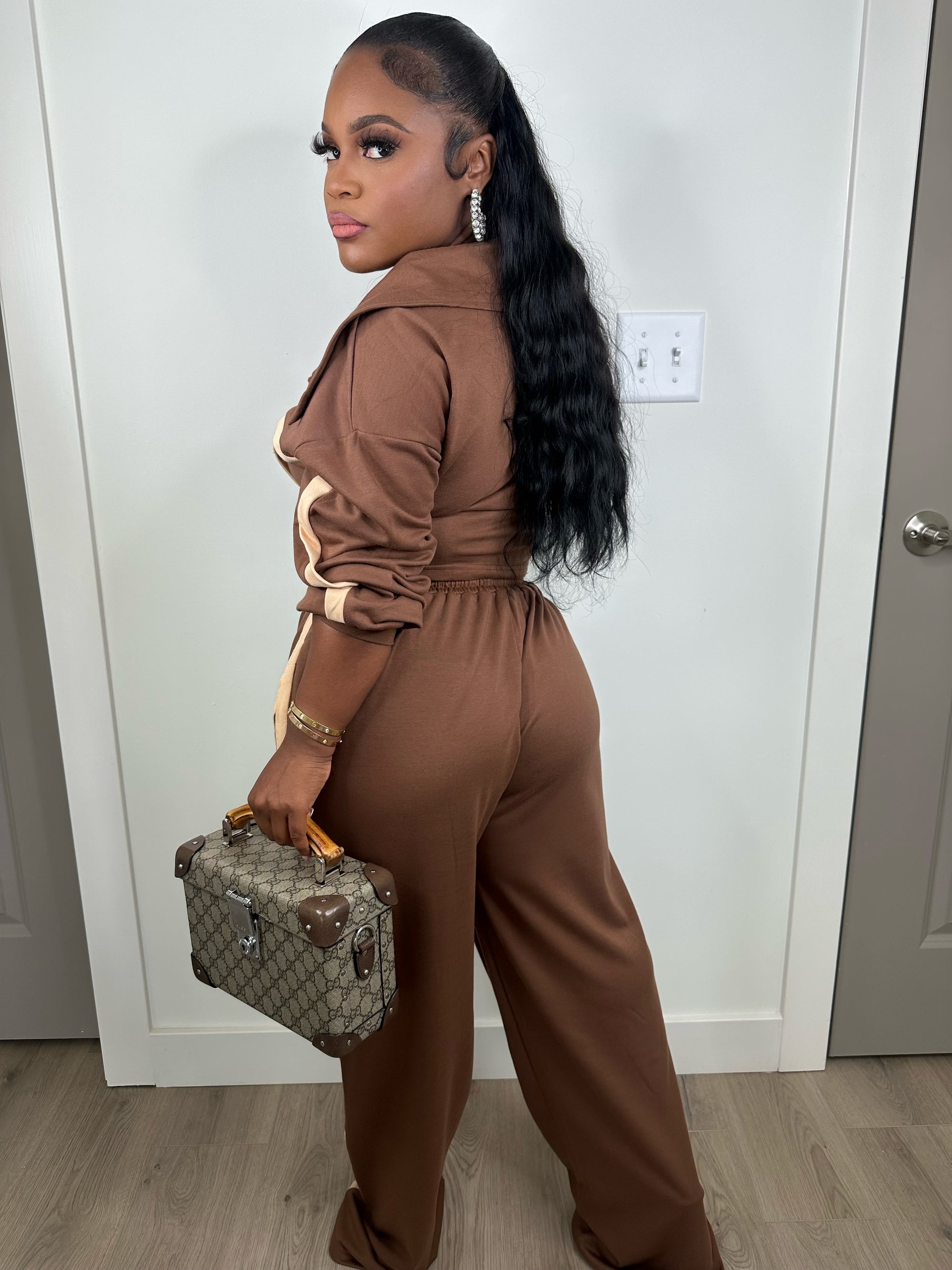 Mocha Lady luxe Stretchy Set