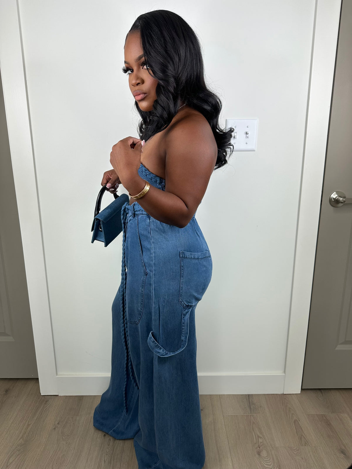 Denim moves set (stretch/oversized)
