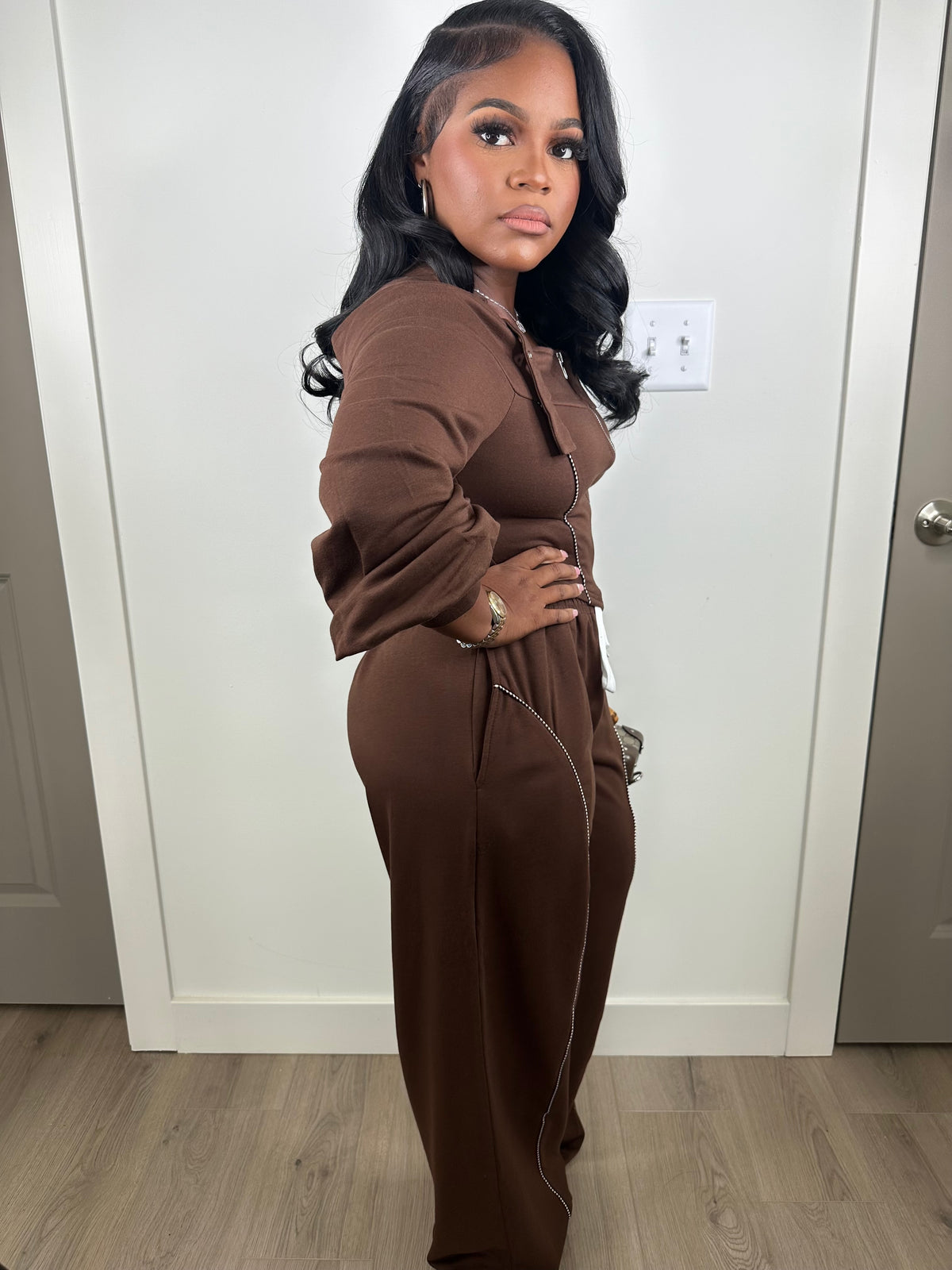 Mocha Mama luxe Stretchy Set