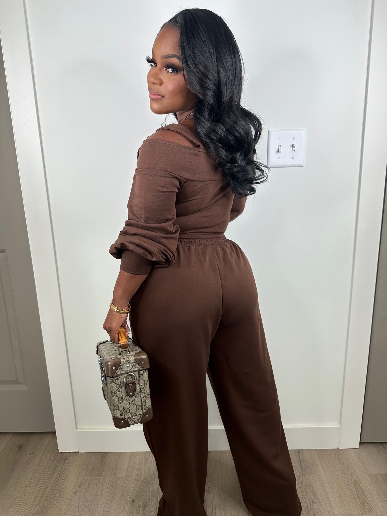 Mocha Mama luxe Stretchy Set