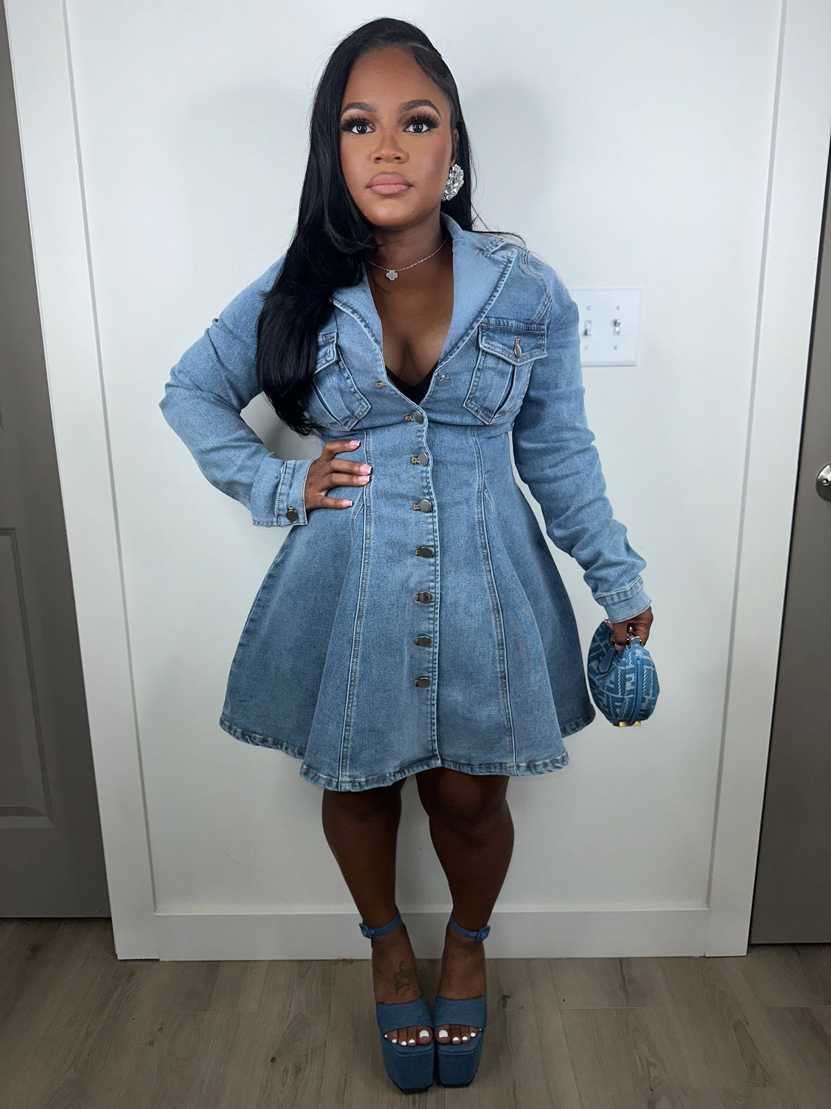 It-Girl Babydoll Dress (Stretchy)