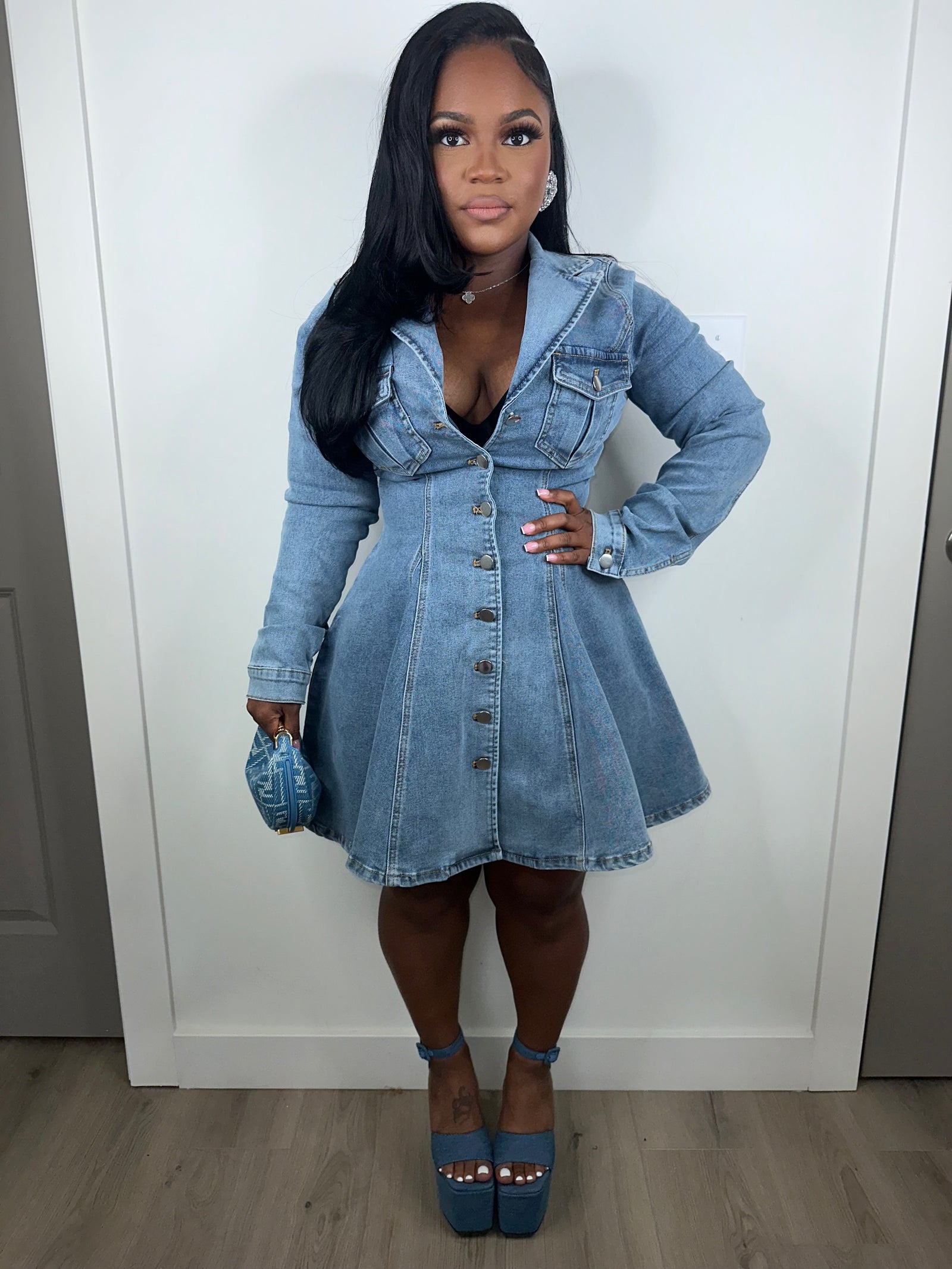 It-Girl Babydoll Dress (Stretchy)