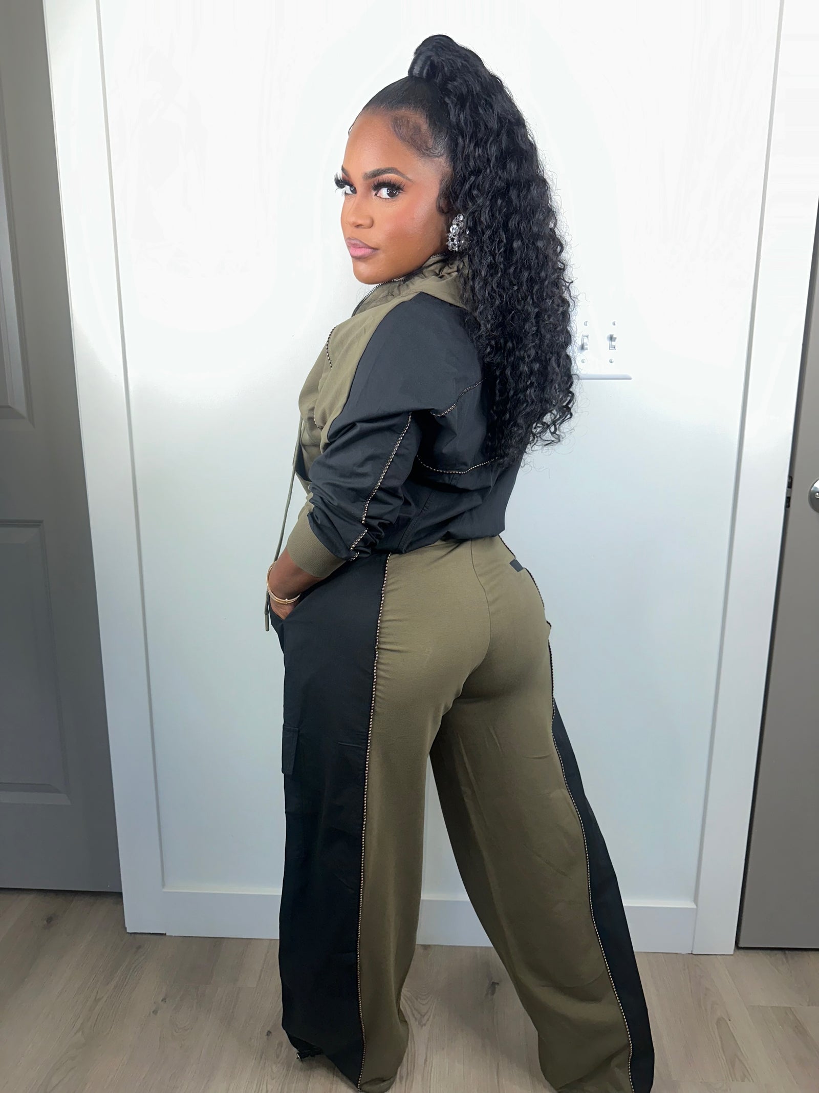 Cargo Crazy Pants Set (great stretch) can size down FINAL RESTOCK ships 10/17