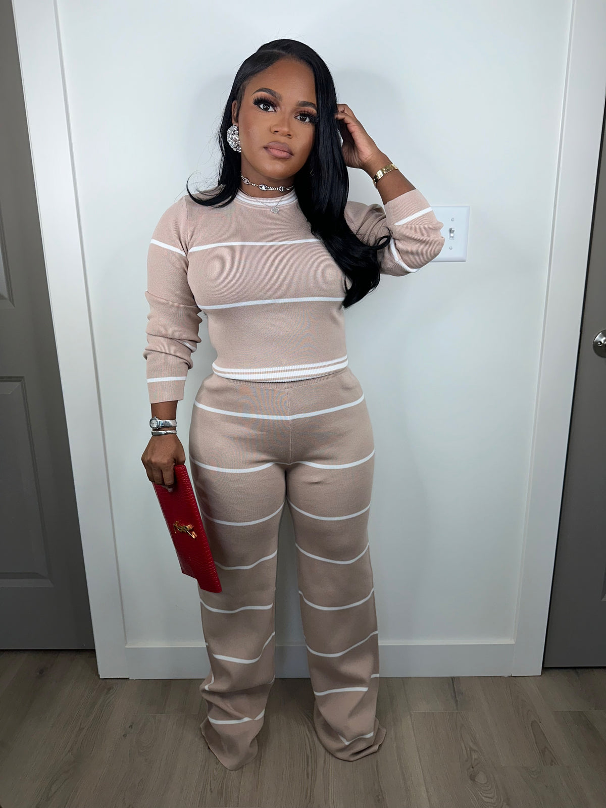 Crème &amp; Cashmere Ensemble luxe set (great stretch)