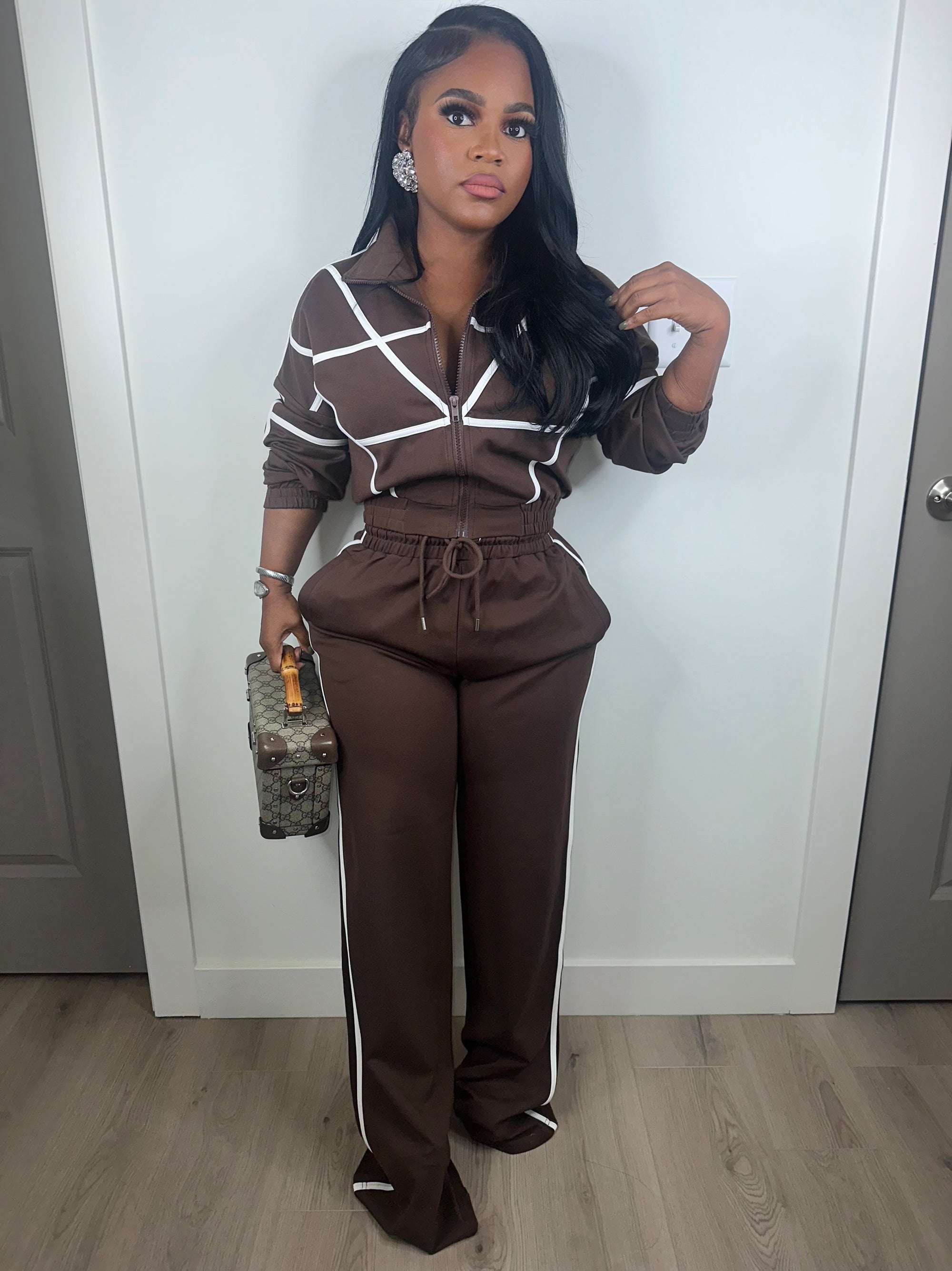 deserve it all luxe set brown (can size down)