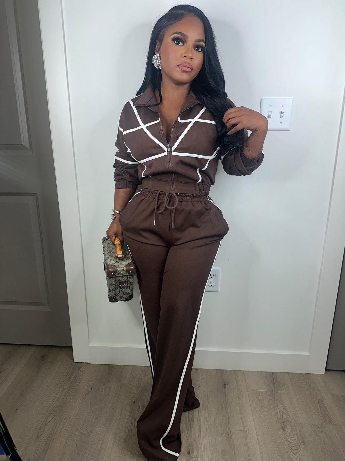 deserve it all luxe set brown (can size down)