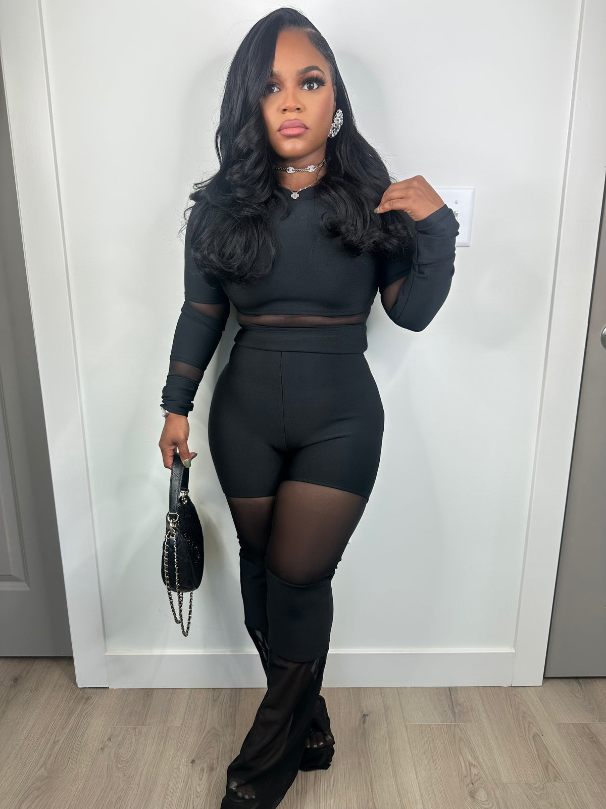 Noir Illusion luxe bandage Set