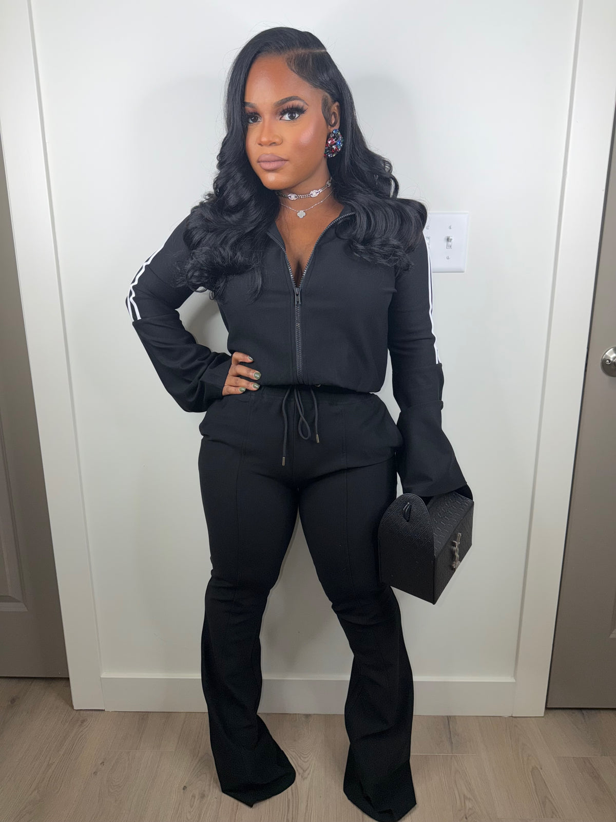 Maybe I deserve luxe set (black) very stretchy