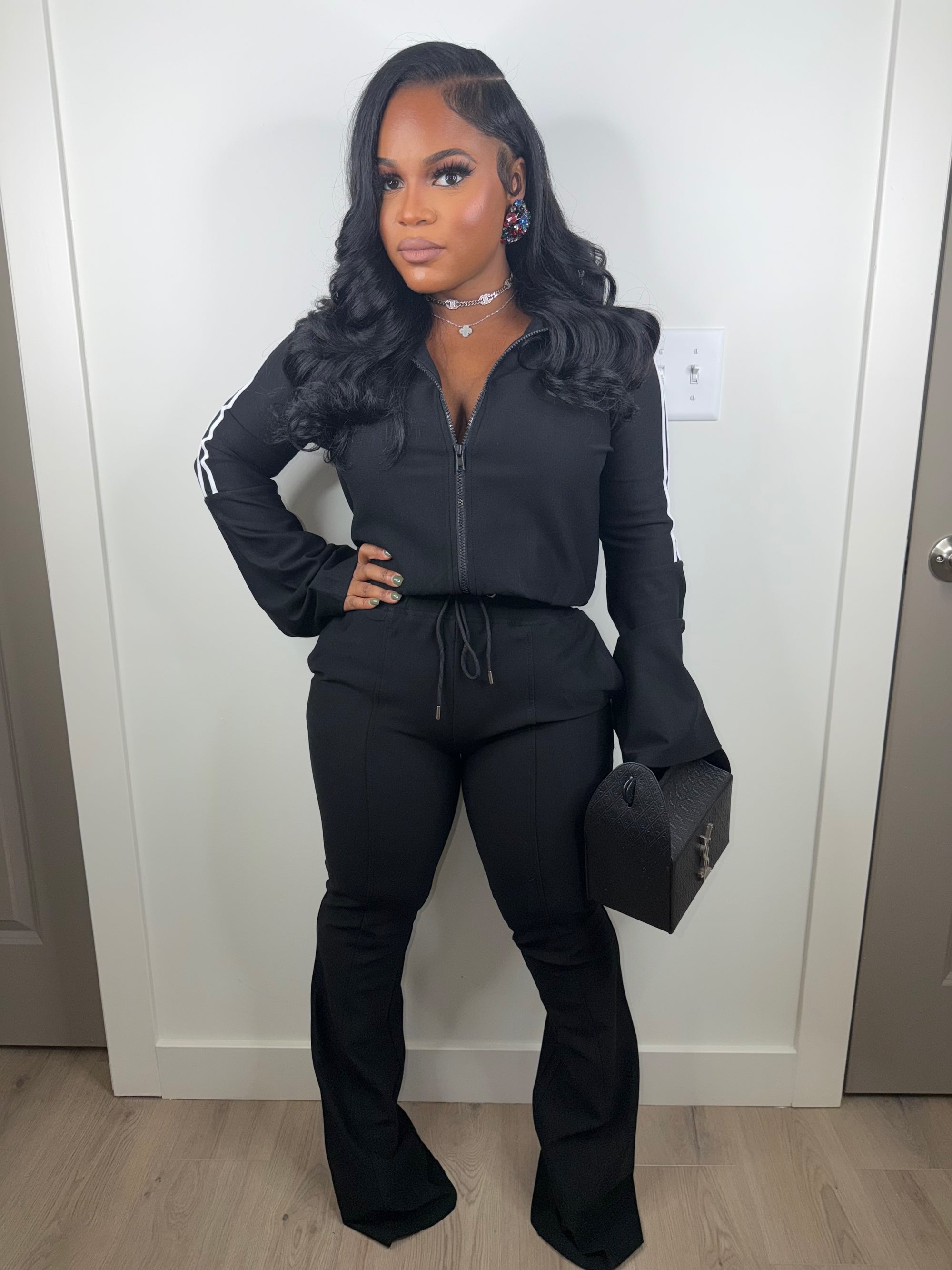 Maybe I deserve luxe set (black) very stretchy