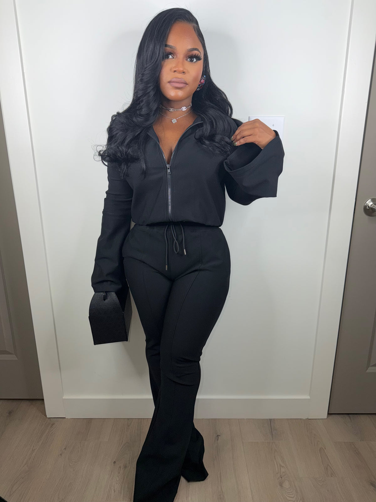 Maybe I deserve luxe set (black) very stretchy