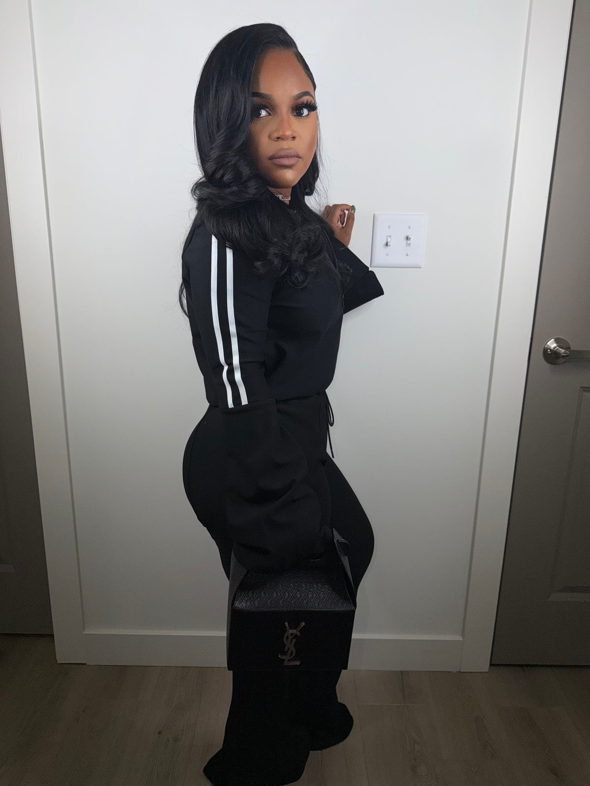 Maybe I deserve luxe set (black) very stretchy