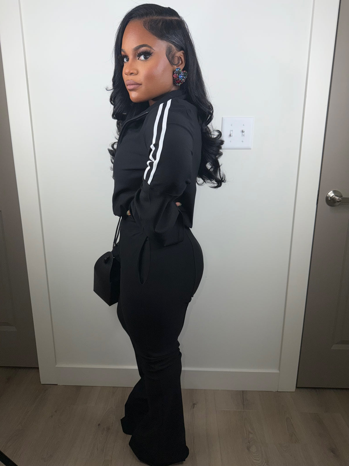 Maybe I deserve luxe set (black) very stretchy