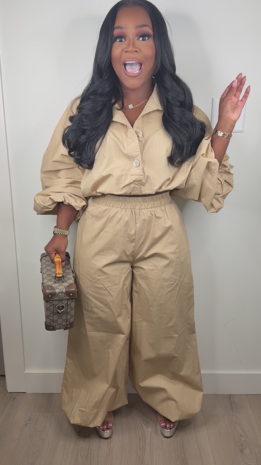 Baby you the one luxe set (tan)