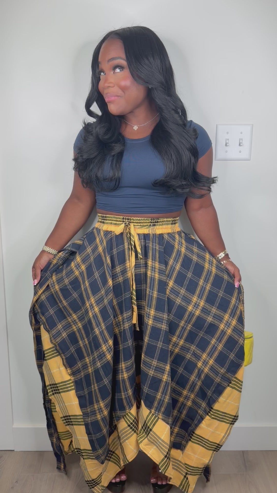 She's the one luxe skirt