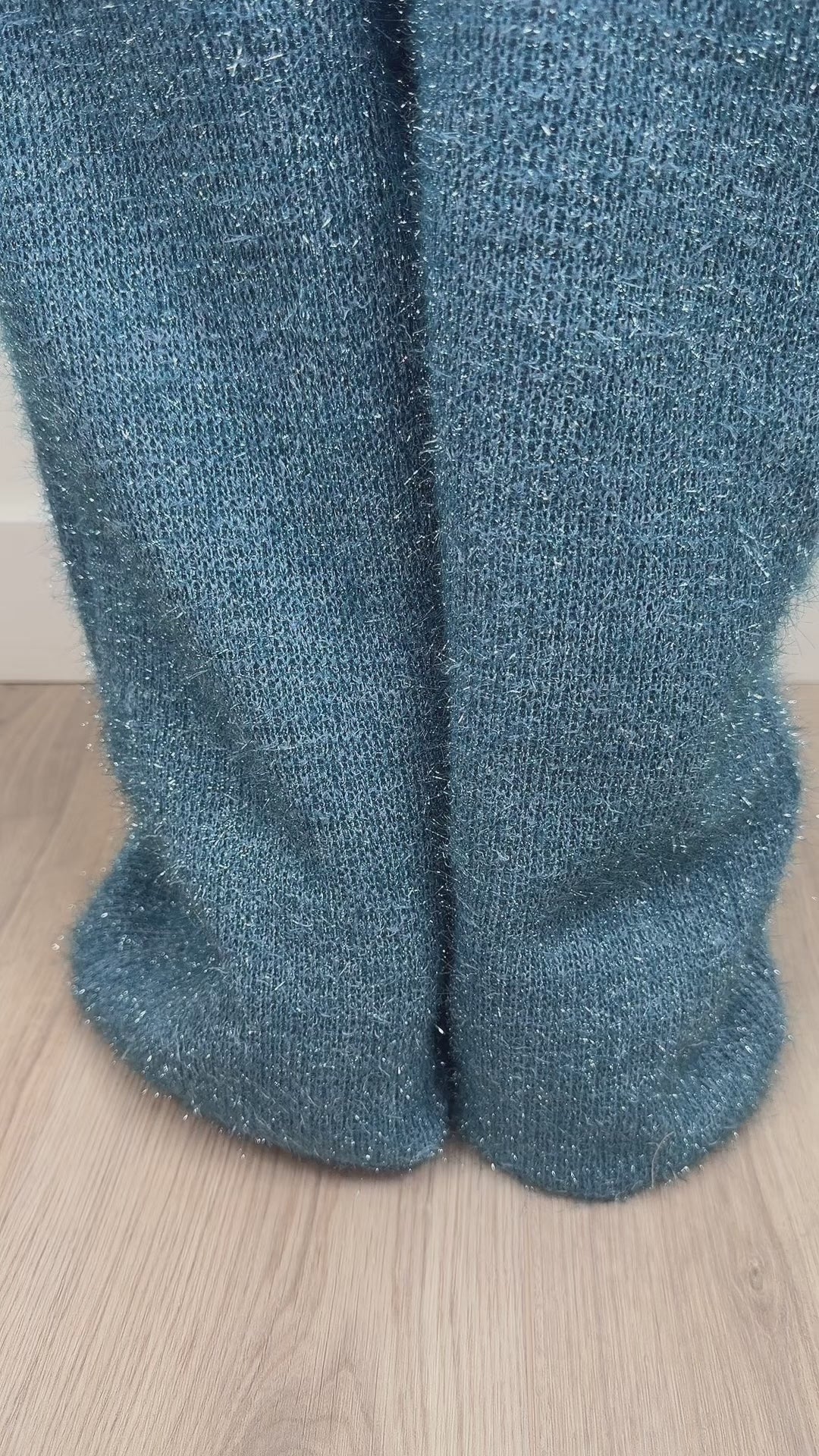 Fame  luxe pants set great stretch (blue)