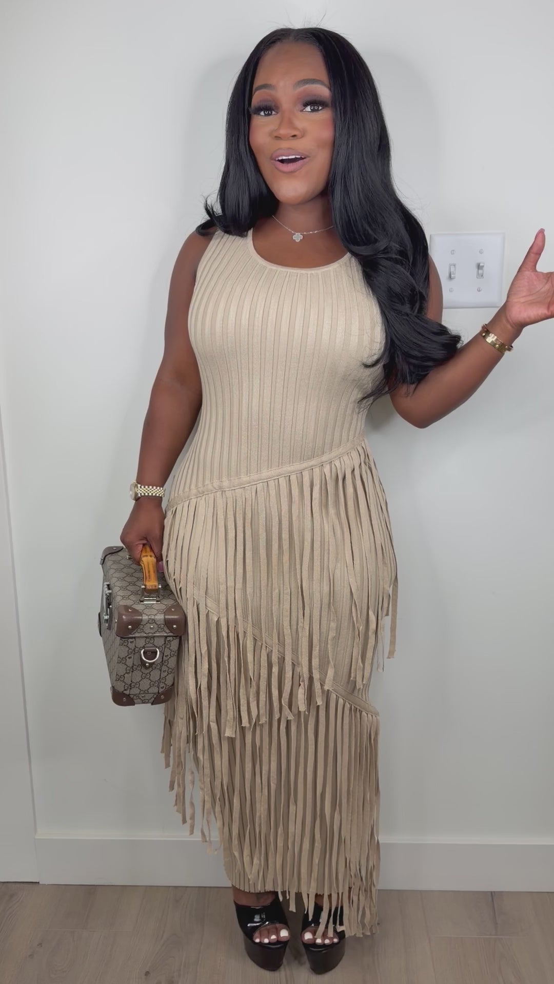 Don't miss luxe dress (very stretchy)