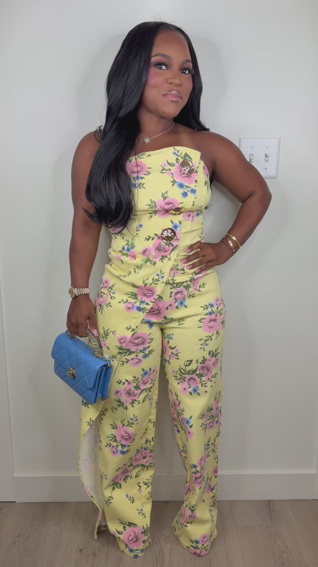 Shine Bright luxe jumpsuit very stretchy