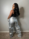 Command luxe pants (silver) (ships on or before 1/11)