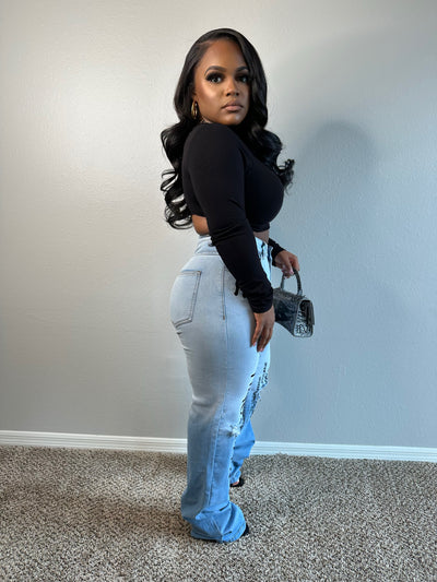 The Writing on the wall luxe jeans