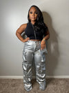Command luxe pants (silver) (ships on or before 1/11)